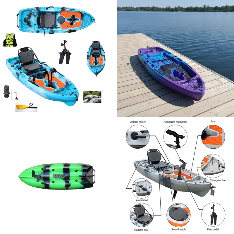 Vicking Ocean Single Sit-On-To - Fishing Kayak Pedal Drive 评论和价格
